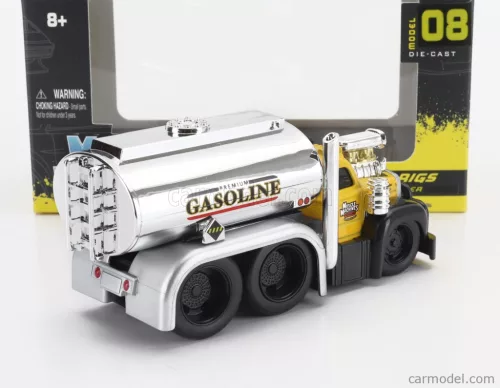 MACK  B-61 TANKER TRUCK GASOLINE 3-ASSI CUSTOM 1953  YELLOW SILVER