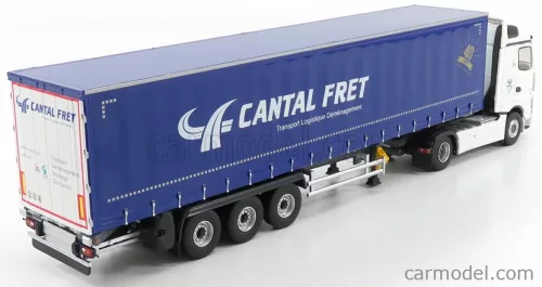 MERCEDES BENZ  ACTROS 2 1845 STREAMSPACE TRUCK CANTAL FRET TRANSPORTS 2016  WHITE BLUE