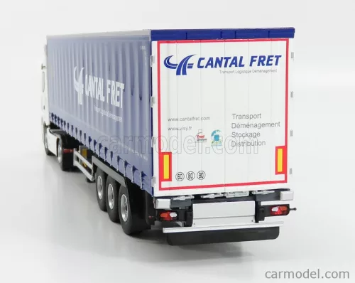 MERCEDES BENZ  ACTROS 2 1845 STREAMSPACE TRUCK CANTAL FRET TRANSPORTS 2016  WHITE BLUE