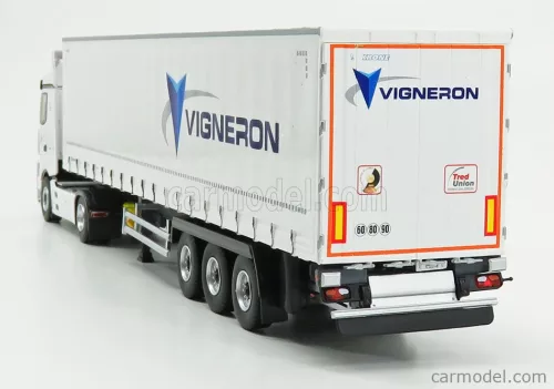 MERCEDES BENZ  ACTROS 2 1845 TRUCK VIGNERON TRANSPORTS TELONATO 2018  WHITE