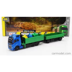VOLVO  FH16 XL 750 TRUCK WITH GRUE 2021  BLUE GREEN