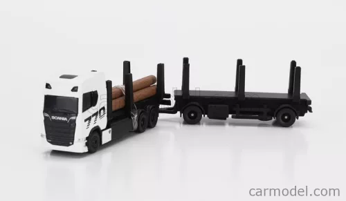 SCANIA  S770 V8 TRUCK TRASPORTO TRONCHI 2021  WHITE BLACK