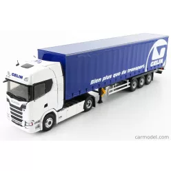   SCANIA  S500 TRUCK TELONATO GELIN TRANSPORTS 2016  WHITE BLUE