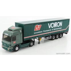   MERCEDES BENZ  ACTROS 1844 TRUCK TELONATO VOIRON TRANSPORTS 2008  2 TONE GREEN
