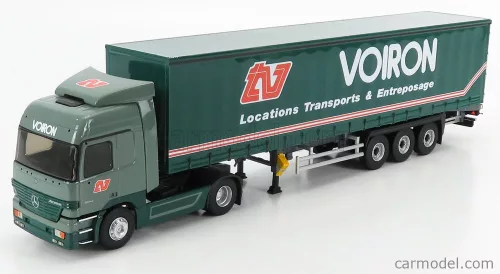 MERCEDES BENZ  ACTROS 1844 TRUCK TELONATO VOIRON TRANSPORTS 2008  2 TONE GREEN