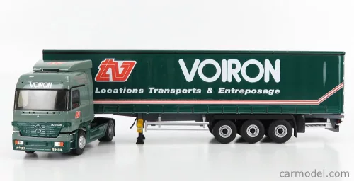 MERCEDES BENZ  ACTROS 1844 TRUCK TELONATO VOIRON TRANSPORTS 2008  2 TONE GREEN