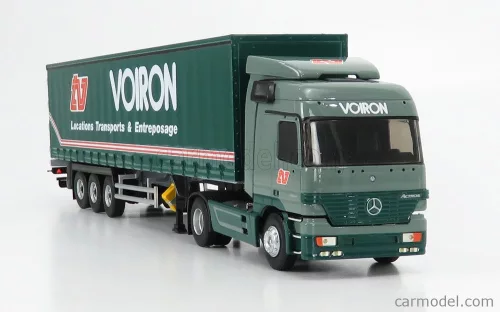 MERCEDES BENZ  ACTROS 1844 TRUCK TELONATO VOIRON TRANSPORTS 2008  2 TONE GREEN