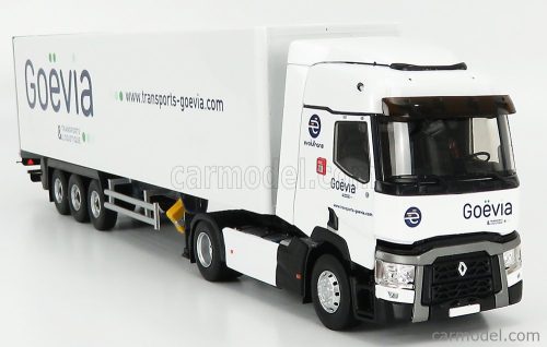 RENAULT  T460 TRUCK CASSONATO GOEVIA TRANSPORTS 2016  WHITE