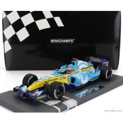   RENAULT  F1  R25 TEAM RENAULT N 1 WORLD CHAMPION WINNER FRENCH GP 2005 FERNANDO ALONSO  LIGHT BLUE YELLOW