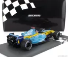 RENAULT  F1  R25 TEAM RENAULT F1 N 5 WORLD CHAMPION 2nd BELGIUM GP 2005 FERNANDO ALONSO  LIGHT BLUE YELLOW