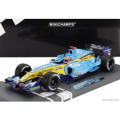   RENAULT  F1 R25 TEAM RENAULT F1 N 1 WORLD CHAMPION 3rd BRAZIL GP 2005 FERNANDO ALONSO  LIGHT BLUE YELLOW