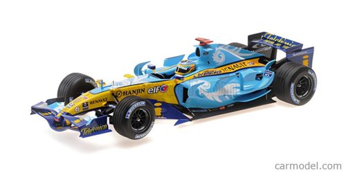 RENAULT  F1  R26 TEAM MILD SEVEN RENAULT F1 N 1 WORLD CHAMPION TURKISH GP 2006 FERNANDO ALONSO  LIGHT BLUE YELLOW
