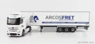 MERCEDES BENZ  ACTROS 5 1851 TRUCK SEMI-FRIGO CHEREAU ARCOSFRET 2018  WHITE