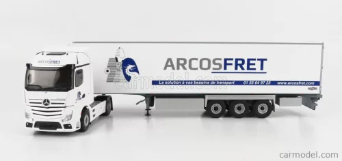 MERCEDES BENZ  ACTROS 5 1851 TRUCK SEMI-FRIGO CHEREAU ARCOSFRET 2018  WHITE