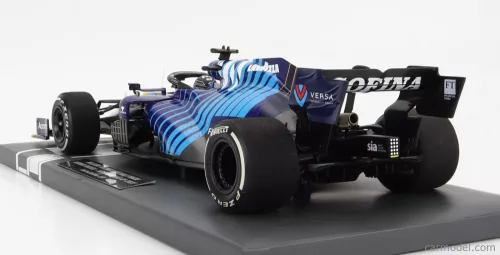 WILLIAMS  F1  FW43B MERCEDES M12 EQ POWER+ TEAM  WILLIAMS RACING N 63 SAUDI ARABIA GP 2021 GEORGE RUSSEL  WHITE LIGHT BLUE
