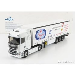 SCANIA  S500 TRUCK TELONATO ATL TRANSPORT 2016  WHITE