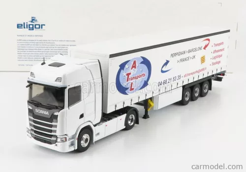 SCANIA  S500 TRUCK TELONATO ATL TRANSPORT 2016  WHITE