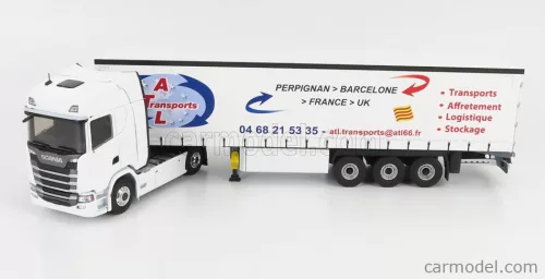 SCANIA  S500 TRUCK TELONATO ATL TRANSPORT 2016  WHITE