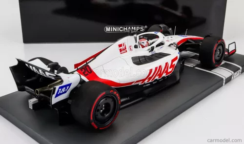 HAAS  F1  VF-22 FERRARI TEAM HAAS N 20 5th BAHRAIN GP 2022 KEVIN MAGNUSSEN  WHITE BLACK RED