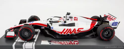 HAAS  F1  VF-22 FERRARI TEAM HAAS N 20 5th BAHRAIN GP 2022 KEVIN MAGNUSSEN  WHITE BLACK RED