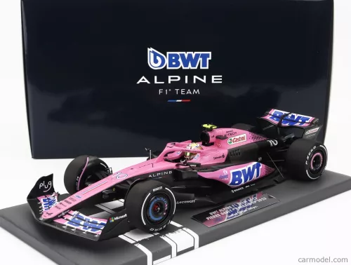 RENAULT  F1  A523 TEAM BWT ALPINE N 10 SEASON 2023 PIERRE GASLY  BLUE PINK