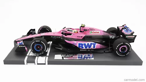 RENAULT  F1  A523 TEAM BWT ALPINE N 10 SEASON 2023 PIERRE GASLY  BLUE PINK