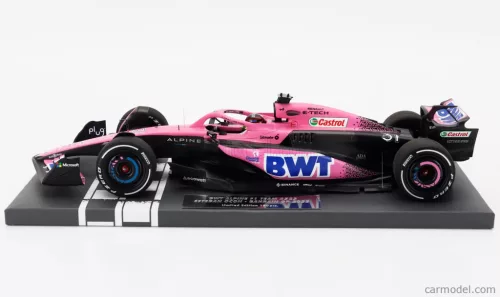 ALPINE  F1  A523 TEAM BWT ALPINE N 31 SEASON 2023 ESTEBAN OCON  BLUE PINK