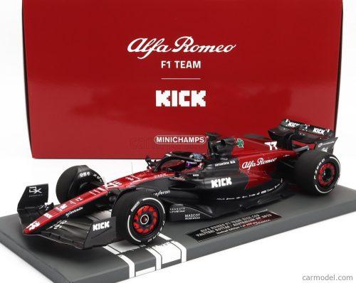 ALFA ROMEO  F1  C43 TEAM STAKE N 77 SEASON 2023 VALTTERI BOTTAS  BLACK RED