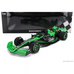   SAUBER  F1  C44 TEAM STAKE KICK N 77 SEASON 2024 VALTTERI BOTTAS  GREEN BLACK