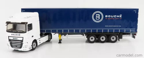 DAF  XF480 SUPERSPACE MY 2017 TRUCK TELONATO BOUCHE TRANSPORTS 2017  WHITE BLUE