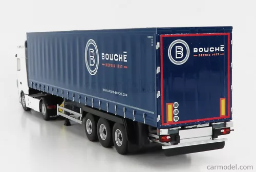 DAF  XF480 SUPERSPACE MY 2017 TRUCK TELONATO BOUCHE TRANSPORTS 2017  WHITE BLUE