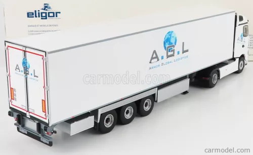MERCEDES BENZ  ACTROS 5 1851 TRUCK SEMI-FRIGO ARMOR GLOBAL LOGISTICS TRANSPORTS 2018  WHITE