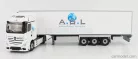 MERCEDES BENZ  ACTROS 5 1851 TRUCK SEMI-FRIGO ARMOR GLOBAL LOGISTICS TRANSPORTS 2018  WHITE