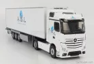 MERCEDES BENZ  ACTROS 5 1851 TRUCK SEMI-FRIGO ARMOR GLOBAL LOGISTICS TRANSPORTS 2018  WHITE