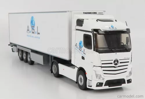MERCEDES BENZ  ACTROS 5 1851 TRUCK SEMI-FRIGO ARMOR GLOBAL LOGISTICS TRANSPORTS 2018  WHITE