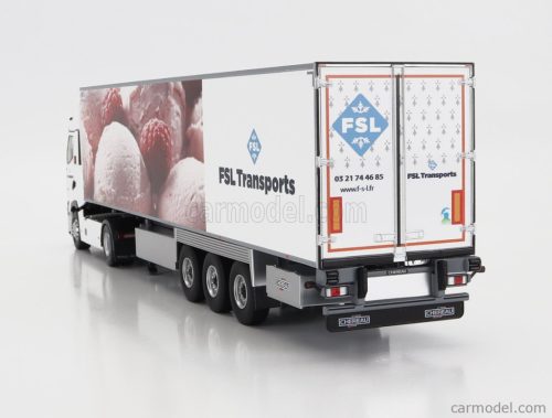 RENAULT  T-LINE HIGH TRUCK SEMI-FRIGO FSL TRANSPORTS 2021  WHITE PINK