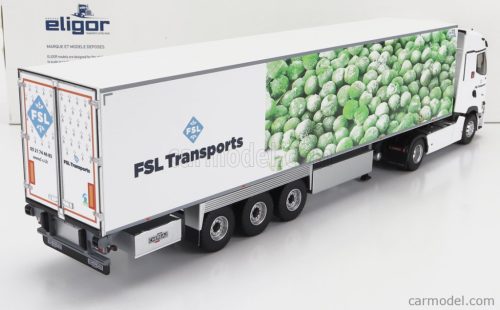 RENAULT  T-LINE HIGH TRUCK SEMI-FRIGO FSL TRANSPORTS 2021  WHITE GREEN