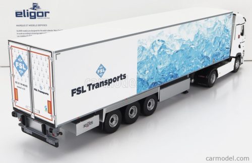 RENAULT  T-LINE HIGH TRUCK SEMI-FRIGO FSL TRANSPORTS 2021  WHITE LIGHT BLUE