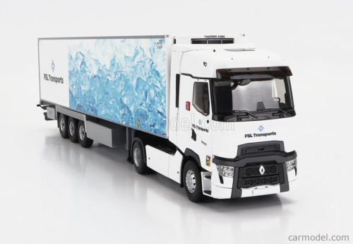 RENAULT  T-LINE HIGH TRUCK SEMI-FRIGO FSL TRANSPORTS 2021  WHITE LIGHT BLUE