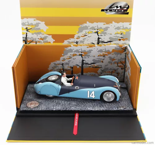 BUGATTI  F1  TYPE 57S 45 N 14 A.C.F. GP 1937 JEAN BUGATTI  2 TONE MATT BLUE