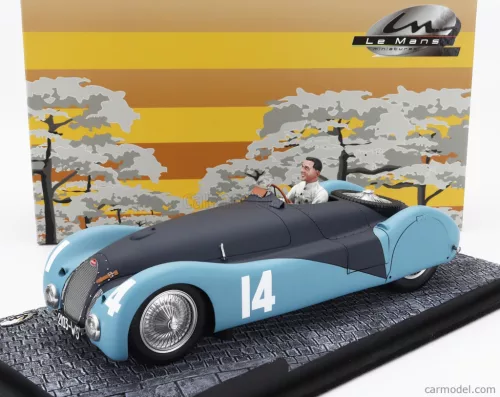 BUGATTI  F1  TYPE 57S 45 N 14 A.C.F. GP 1937 JEAN BUGATTI  2 TONE MATT BLUE