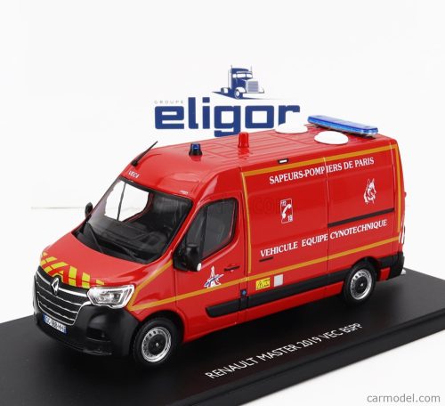 RENAULT  MASTER VAN VEC BSPP VEHICULE EQUIPE CYNOTECHNIQUE SAPEURS POMPIERS DE PARIS 2019  RED