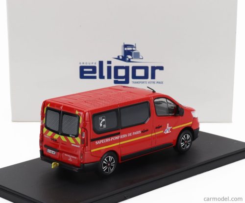 RENAULT  TRAFIC MINIBUS BSPP SAPEURS POMPIERS DE PARIS 2022  RED