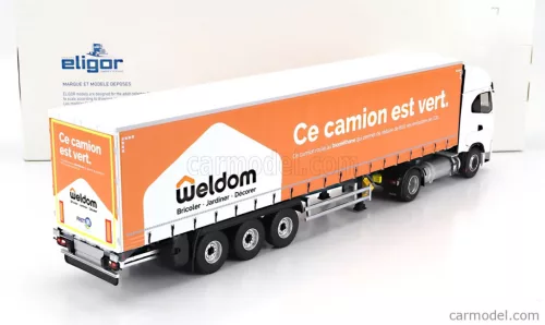 IVECO FIAT  S-WAY NP TRUCK TELONATO WELDOM TRANSPORTS 2021  WHITE ORANGE