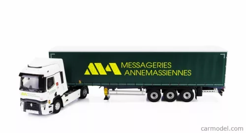 RENAULT  T460 TRUCK TELONATO ANNEMASSIENNES TRANSPORTS 2021  WHITE GREEN