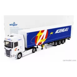   SCANIA  S500 TRUCK SEMI-FRIGO AGENEAU TRANSPORTS 2020  WHITE BLUE