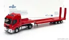 IVECO FIAT  STRALIS 480XP TRUCK RIMORCHIO PIANALE TRASPORTO MEZZI MOVIMENTO TERRA VIGILI DEL FUOCO 2016  RED