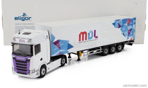 SCANIA  S500 TRUCK CASSONATO MDL TRANSPORTS 2024  WHITE