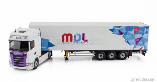 SCANIA  S500 TRUCK CASSONATO MDL TRANSPORTS 2024  WHITE