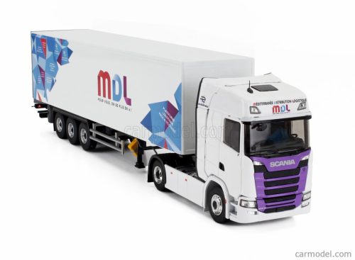 SCANIA  S500 TRUCK CASSONATO MDL TRANSPORTS 2024  WHITE